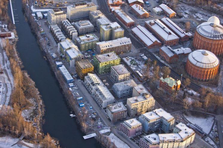 stockholm - écoquartier Hammarbysjöstad