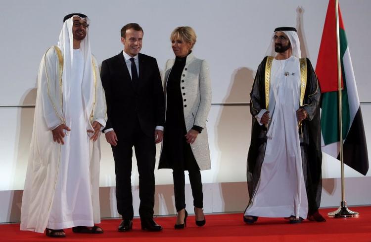 Macron au louvre Abu Dhabi