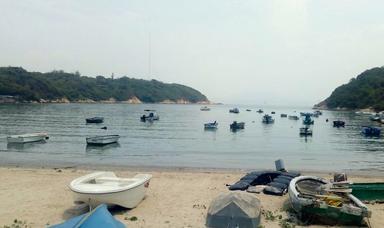 Peng Chau plage promenade