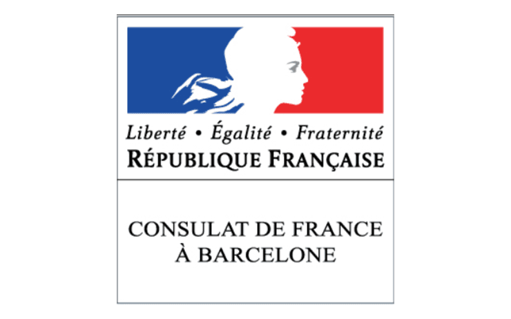 logo du consulat général de france à barcelone