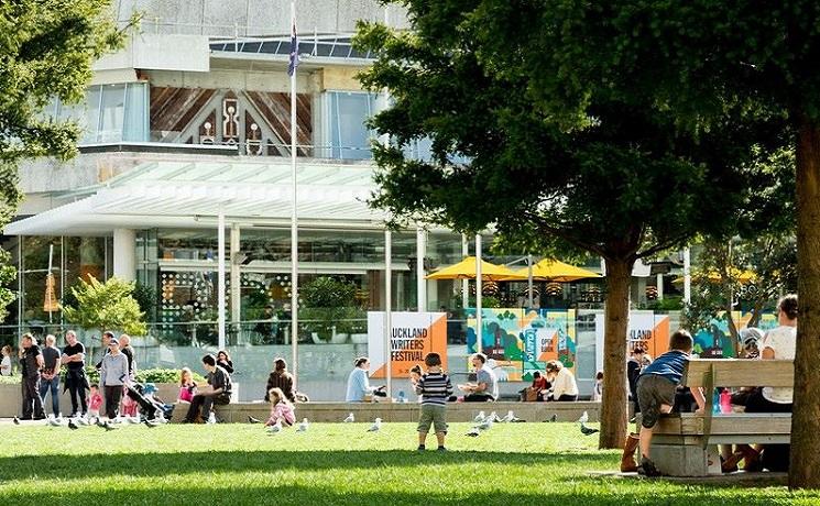 Aotea Squar during Writers Festival Auckland