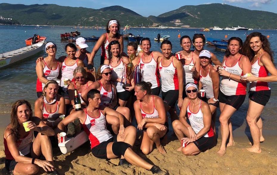 So French equipe Dragon Boat Hong Kong accueil couverture