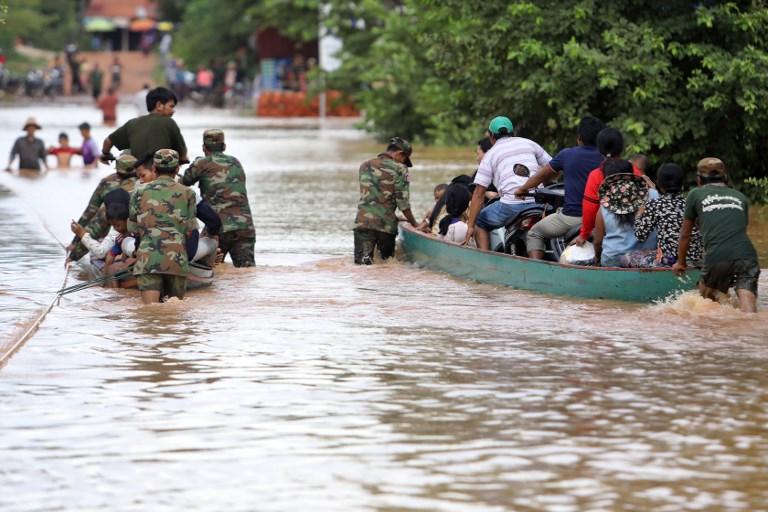 Consequences du barrage laotien effondre sur le Cambodge