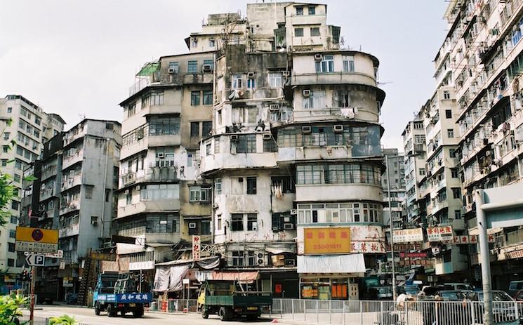 Immeuble historique Hong Kong architecture traditionnelle 1960