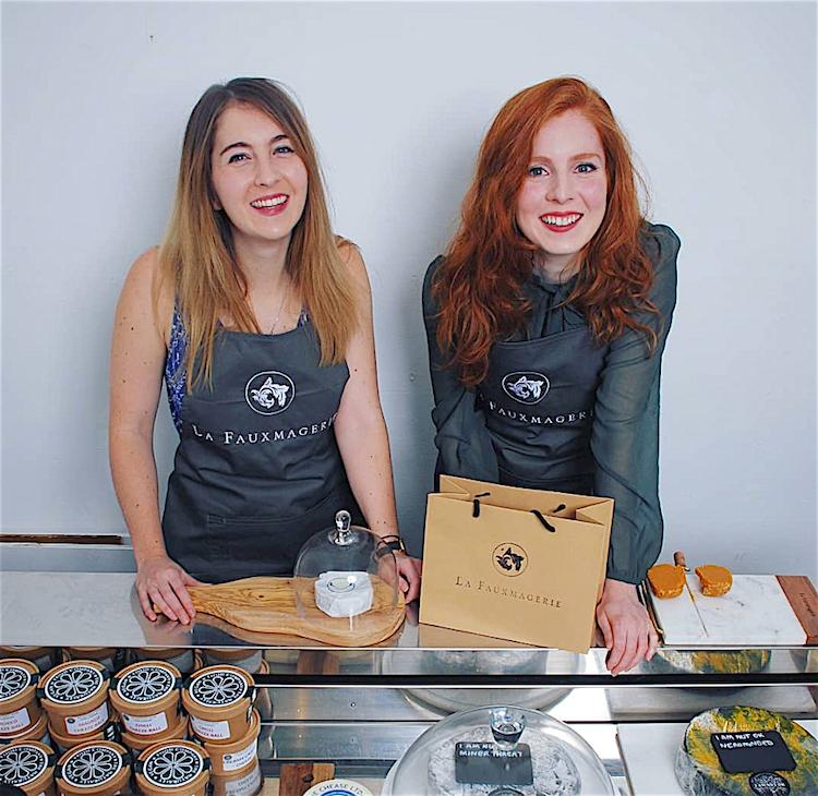 Vraie bonne idée Fauxmagerie lancée par deux soeurs Londres Brixton vegan