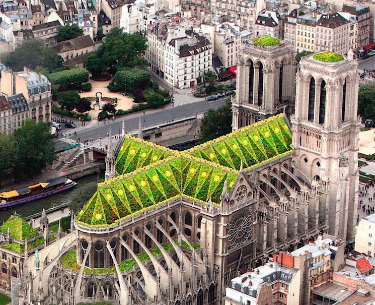 Notre-Dame Paris concours international architecture Londres Royaume-Uni Flèche