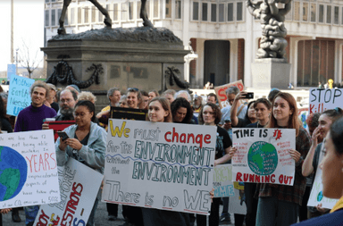 Extinction Rebellion Londres Greta Thunberg désobéissance civile urgence climat Royaume-Uni