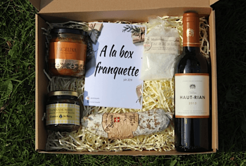 A la box franquette Londres produits terroir français