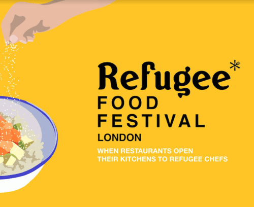 Refugee food festival Londres restaurants ouvrent cuisine chefs réfugiés