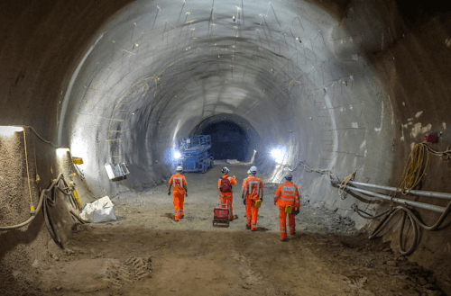 Crossrail train Grand Londres est ouets retard travaux surcoûts SNCF HS1 Londres Bordeaux 