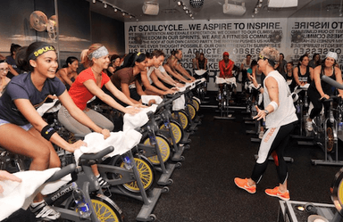 soul cycle Londres cyclisme en salle club