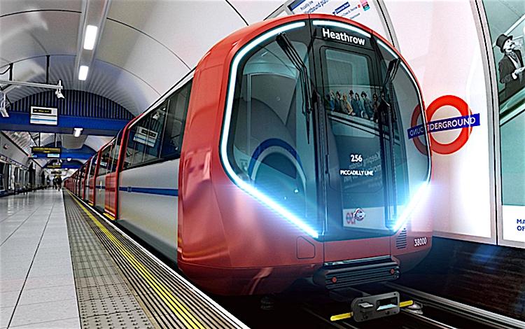 Nouveau metro Londres Siemens chiffres statistiques 