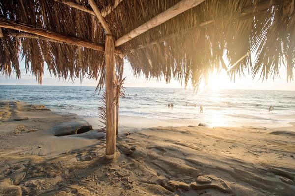 Une plage en Roumanie