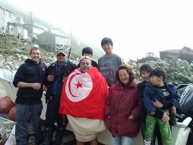 Nejib Belhedi, nageur marathonien, exploit au pôle nord