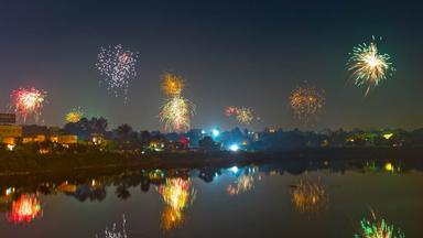 feux d'artifice chennai inde 