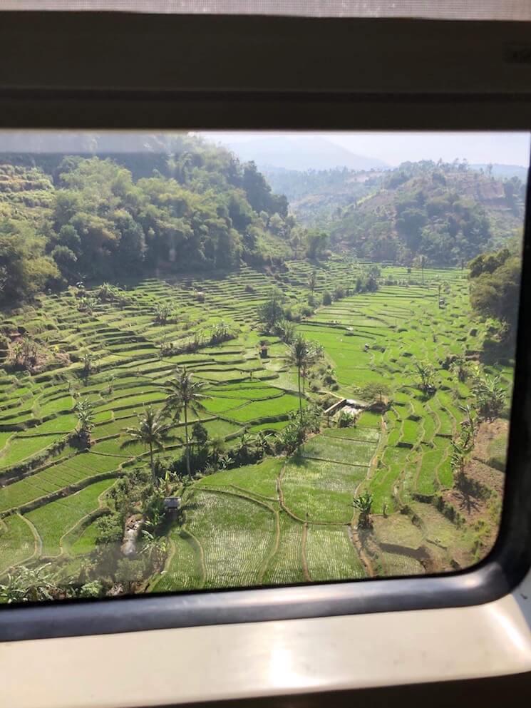 Bandung visite volcan