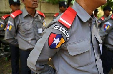 La Birmanie policiers Lashio