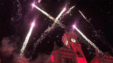 Nouvel an Valencia 2018 feu artifice