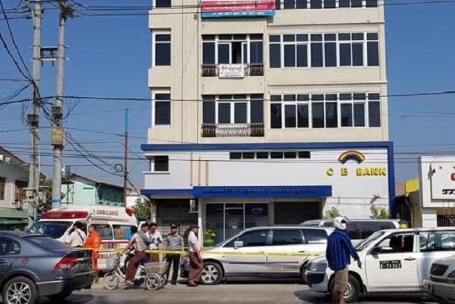 L'agence CB Bank de Dagon-Nord attaquée par un homme armé en Birmanie