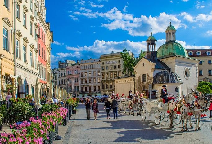 Cracovie Rynek Place du Marché