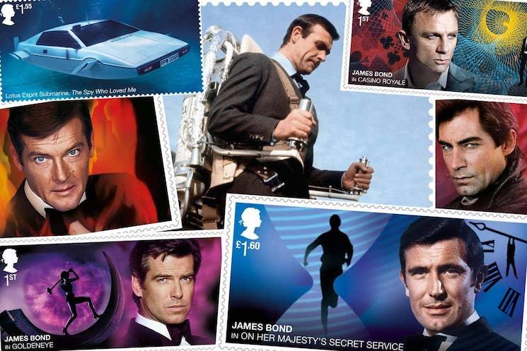 James Bond timbres Royal Mail 