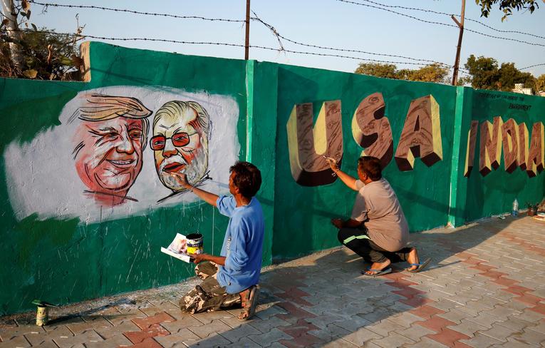 mur trump modi inde 24 février 2020