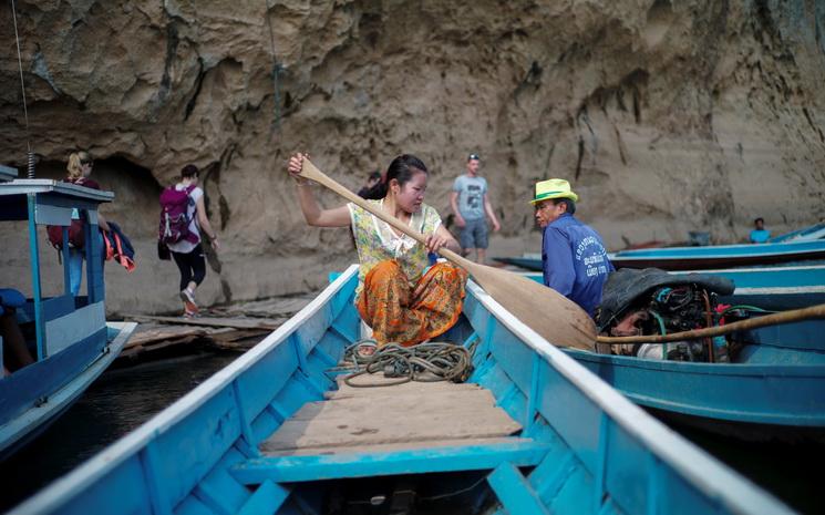 Fleuve-Mekong-Secheresse-Barrage