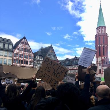 Racisme manifestation Francfort