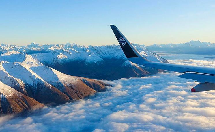 Air New Zealand vols internationaux entrants 