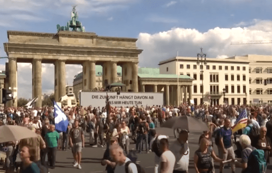 Manifestation Berlin anti-masques