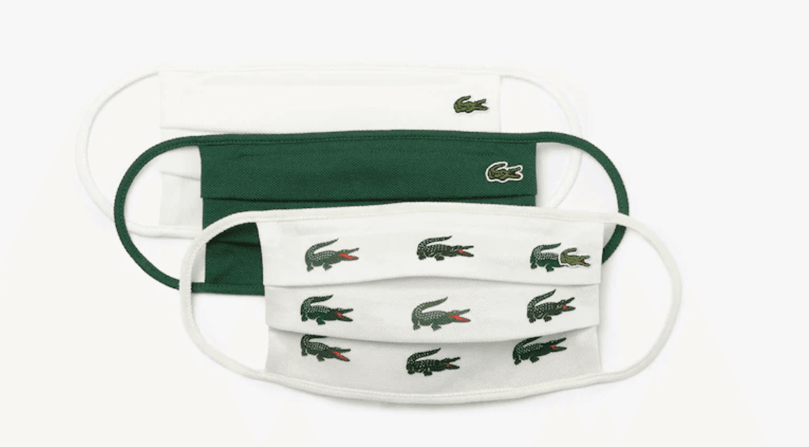 Lacoste masque mode réutilisable