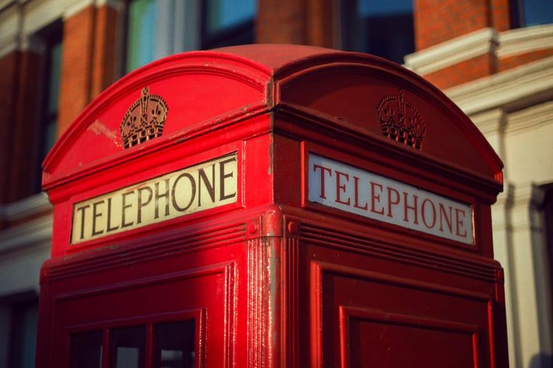 cabine téléphone londres 