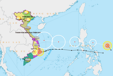 vietnam inondations tempêtes Etau