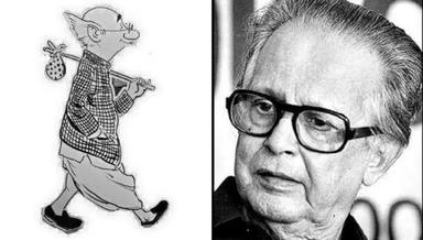 Laxman common caricature inde dessin