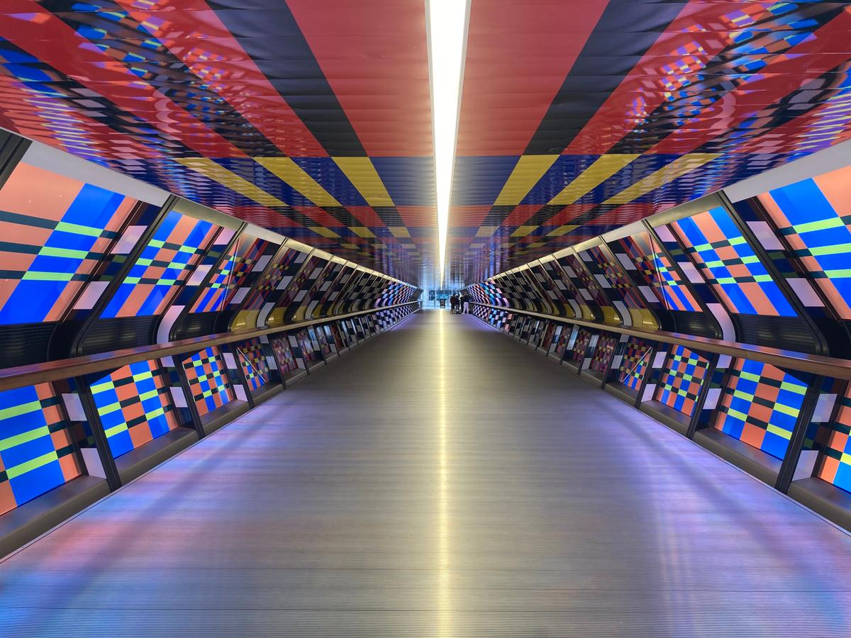 Tunnel instagramable canary wharf