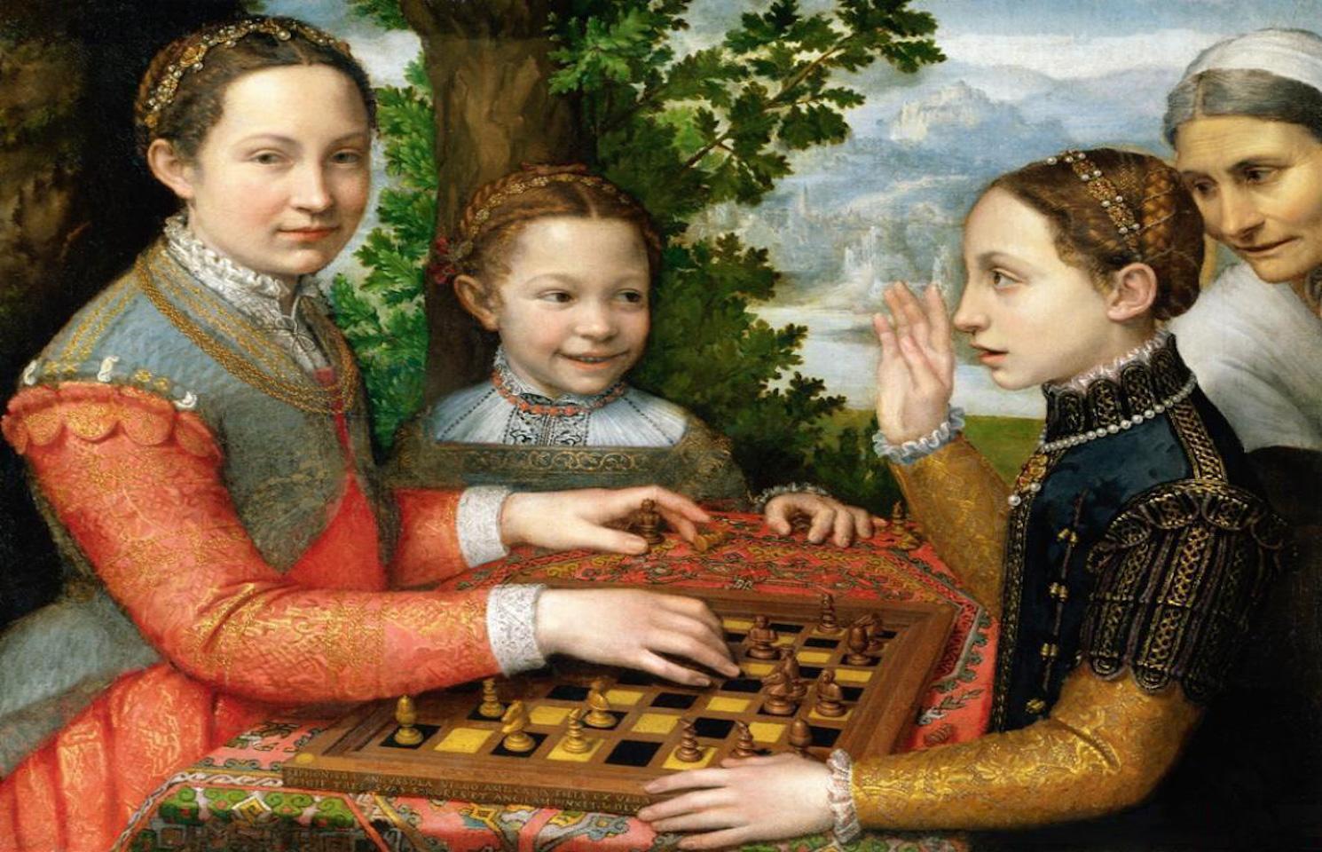 La partie d'échecs, Sofonisba Anguissola