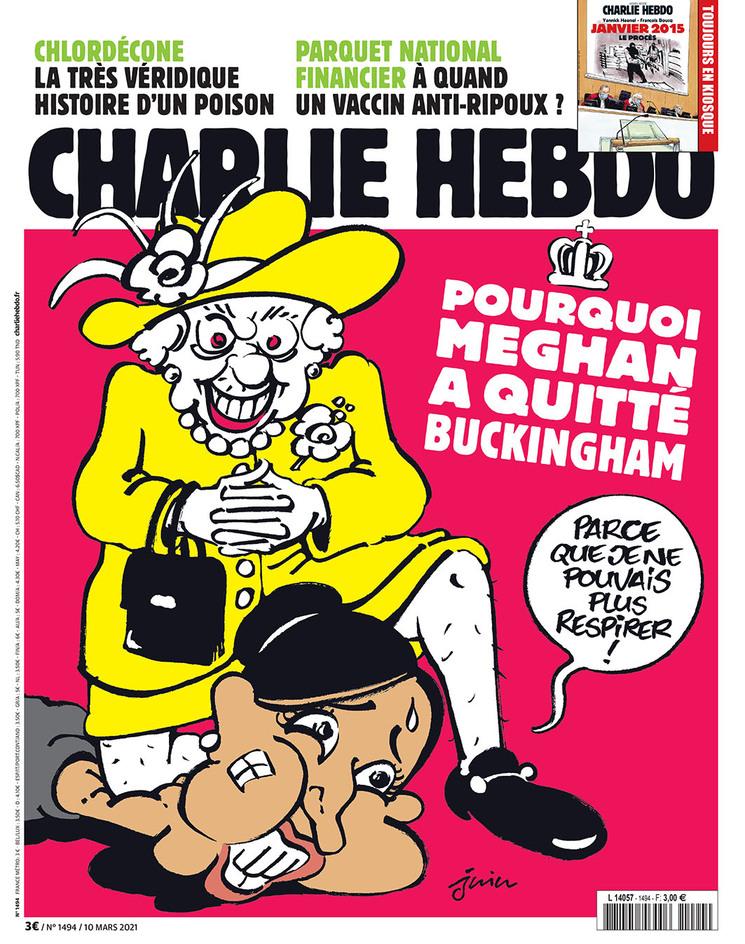 Une Charlie Hebdo polémique Angleterre