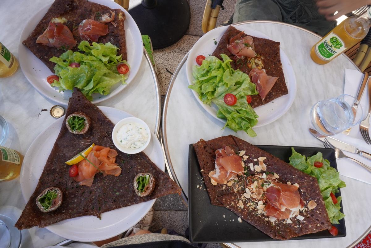 Crêpes bretonnes dans un restaurant français à Busselton 