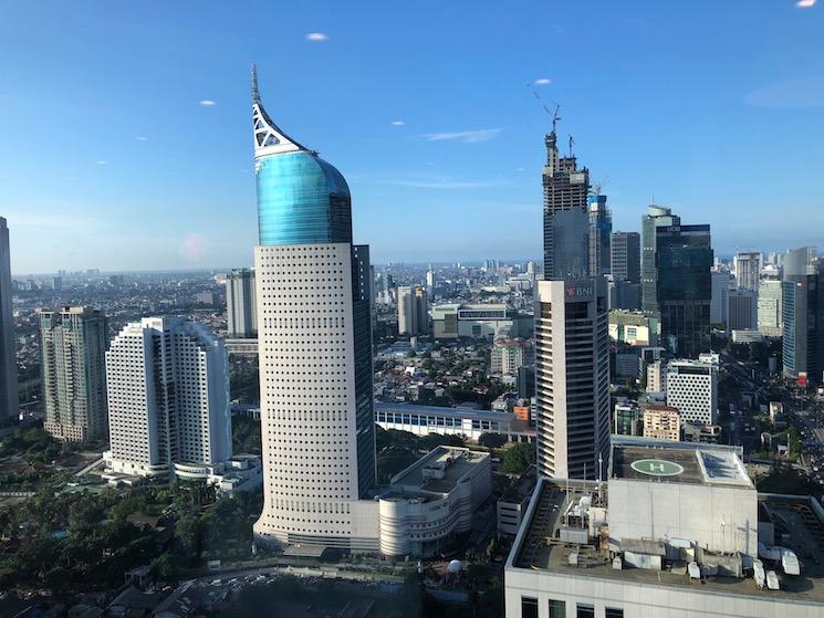 Gratte-ciel de la city à Jakarta