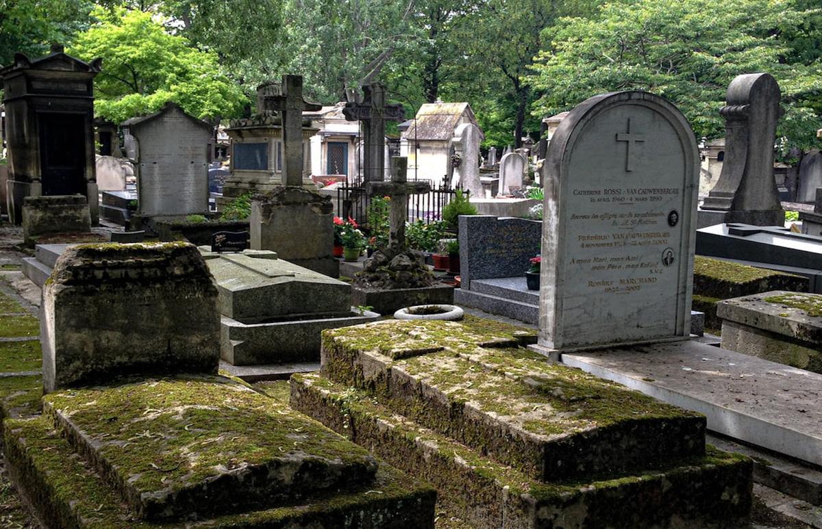 Un cimetière à Rome