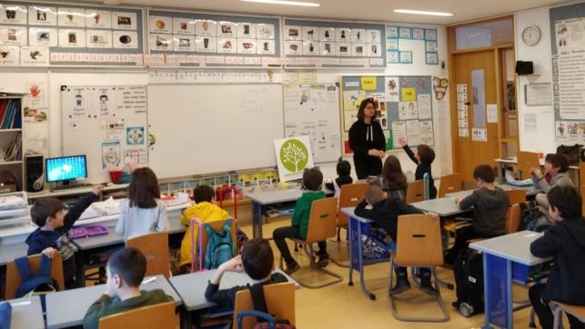 Adım Adım Sıfır Atık dans une classe d'école