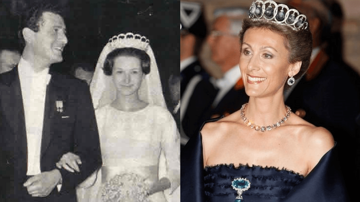 Princesse Sibilla Weiller lors d'un dîner de gala