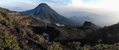 le mont Gede en Indonesie