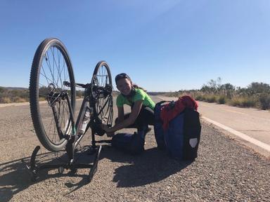 Elsa Lagache traverse les États-Unis à vélo