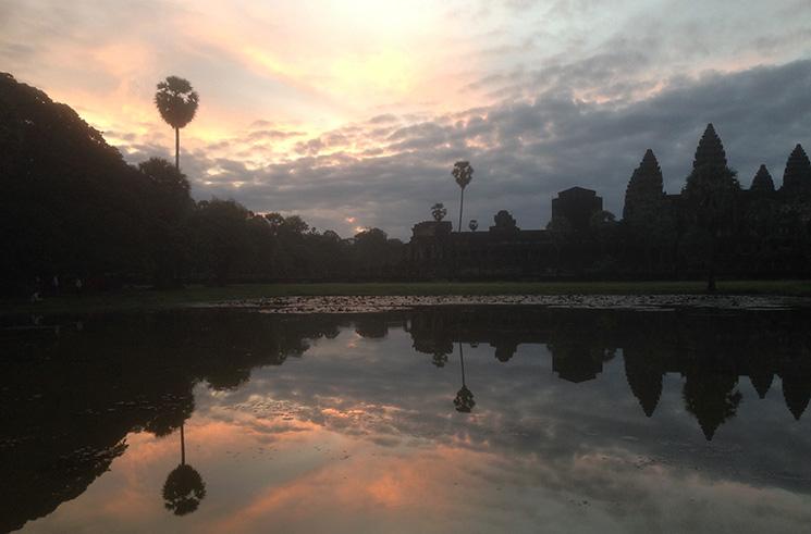 Angkor Wat au lever du soleil