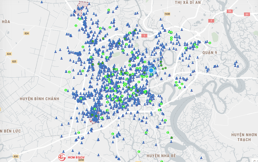 Cas de covid 19 à Hô Chi Minh-Ville, au Vietnam, où 5 millions de personnes sont testées