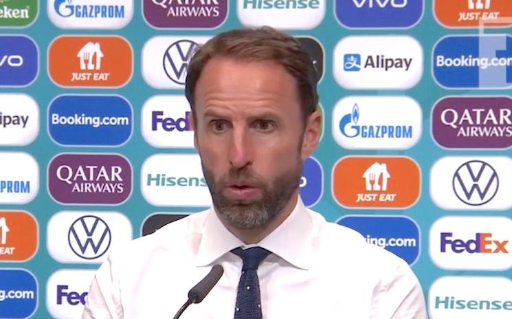 Gareth Southgate en conférence de presse