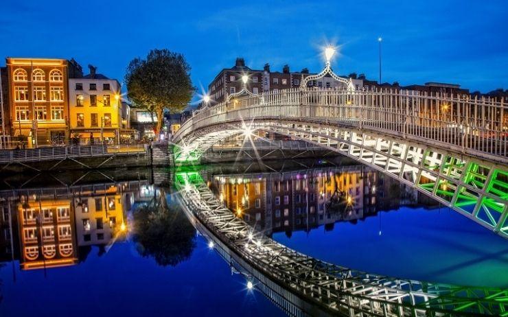 Le pont HaPenny à Dublin