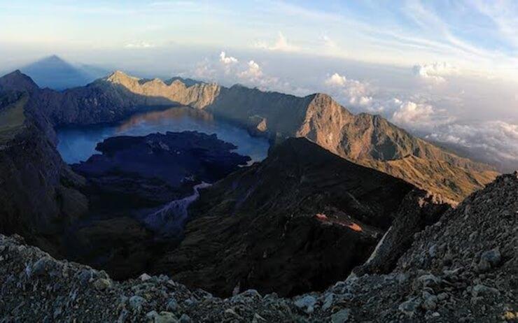 Rinjani Vue du sommet