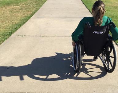 Une étudiante handicapée lors de sa mobilité internationale